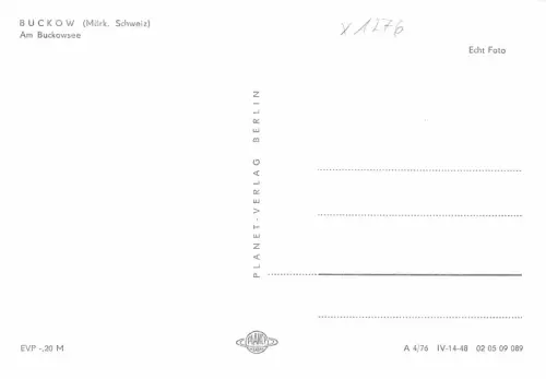 Bad Buckow (Märk. Schweiz) Am Buckowsee ngl 179.078