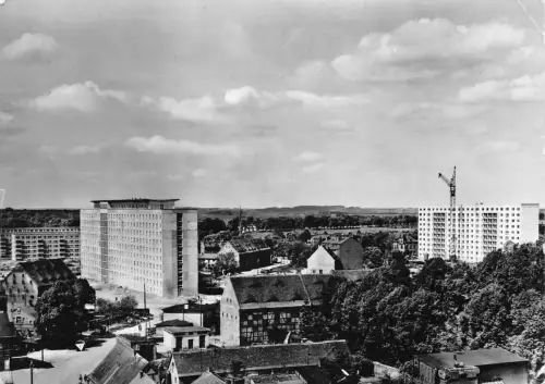 Schwedt (Oder) Wohnheim und Hochhäuser gl1966 179.105