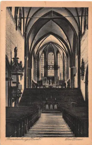 Brandenburg (Havel) Der Dom Innenansicht ngl 179.131