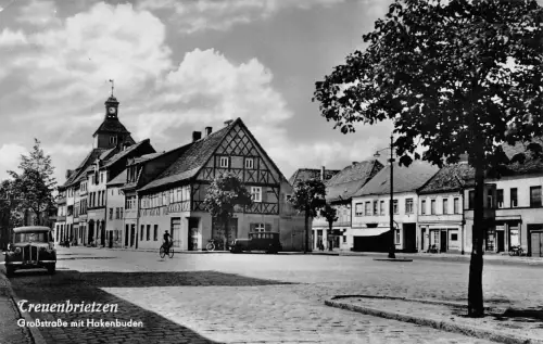 Treuenbrietzen Großstraße mit Hakenbuden gl1968 179.126