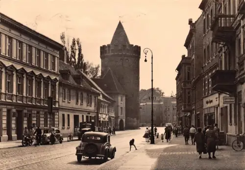 Brandenburg (Havel) Steinstraße mit Steintor gl 179.134