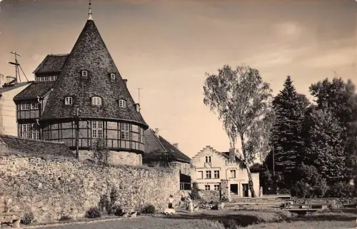Treuenbrietzen Heimatmuseum mit alter Stadtmauer gl1958 179.125
