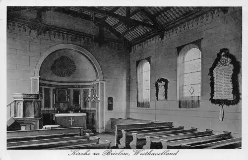 Brielow Kirche Innenansicht gl1942 179.144