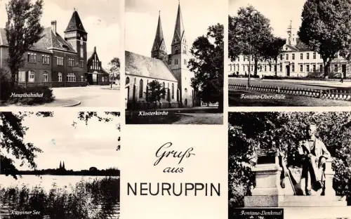 Neuruppin Mehrbildkarte gl1957 179.161