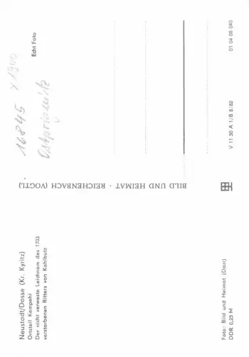 Neustadt (Dosse) - Kamphel Der nicht verweste Leichnam… ngl 179.157