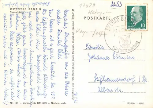 Bansin Strandblick gl1963 179.239