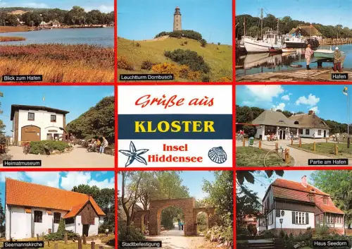 Kloster (Hiddensee) Mehrbildkarte gl1994 179.301