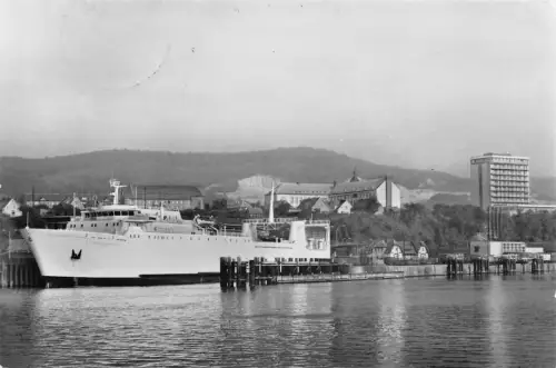 Saßnitz auf Rügen DDR Fährschiff "Stubbenkammer" im Hafen gl1973 179.312