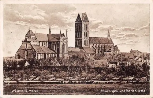 Wismar St. Georgen- und St. Marienkirche gl1929 179.350