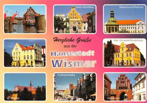 Wismar Mehrbildkarte ngl 179.357