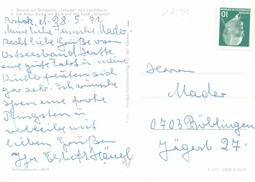 Rostock-Warnemünde Mehrbildkarte gl1971 179.428