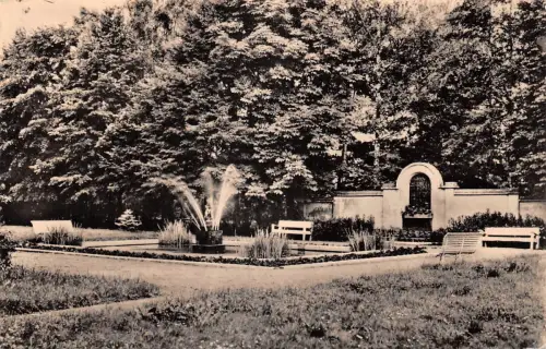Bad Wilsnack Kurpark mit Springbrunnen gl1960 179.500