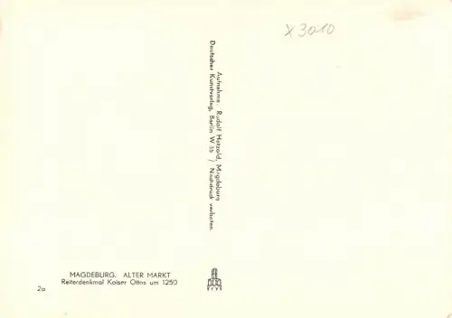 Magdeburg Reiterdenkmal Kaiser Otto ngl 179.520