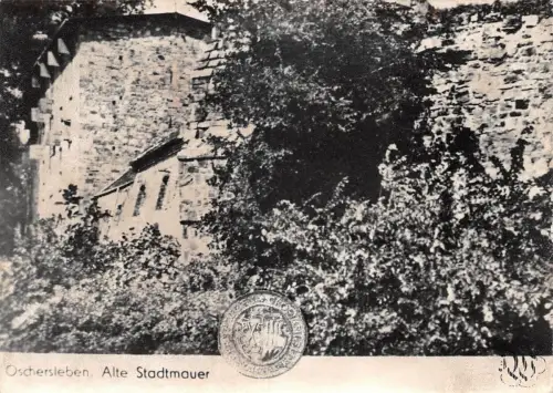 Oschersleben (Bode) Alte Stadtmauer, Foto von alter AK ngl 179.535