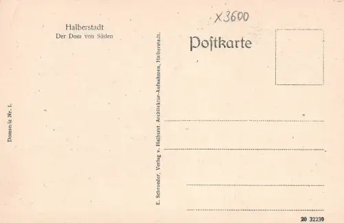 Halberstadt Der Dom von Süden ngl 179.550