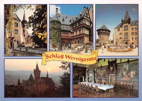 Wernigerode (Harz) Mehrbildkarte Schloß ngl 179.575