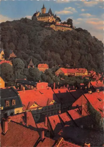 Wernigerode (Harz) Blick zum Schloß ngl 179.571