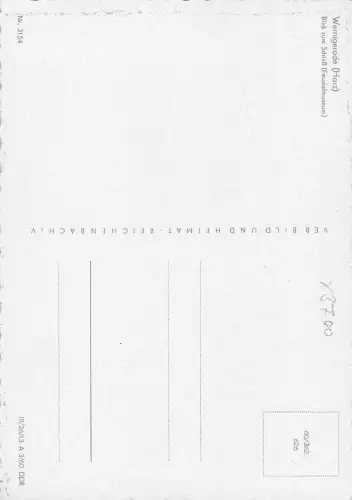 Wernigerode (Harz) Blick zum Schloß ngl 179.571