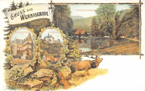 Wernigerode (Harz) Mehrbildkarte KEINE LITHO Nachdruck ngl 179.559