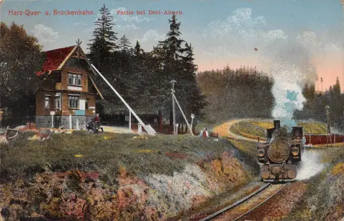 Brocken (Harz) Brockenbahn feldpgl1916 179.612
