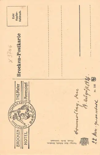 Brocken (Harz) vom Goetheweg gesehen ngl 179.609
