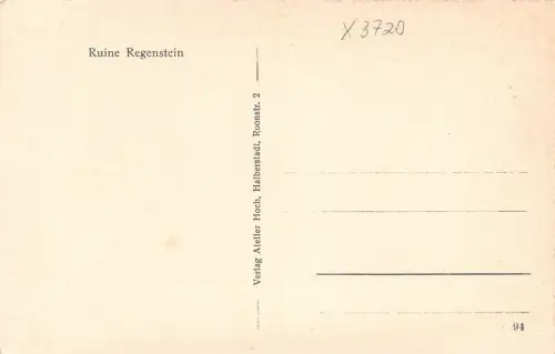 Blankenburg (Harz) Ruine Regenstein ngl 179.625