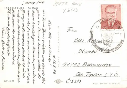 Hasselfelde Am Markt gl1976 179.635