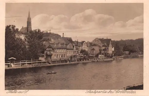 Halle (Saale) Saalepartie an der Moritzburg ngl 179.652