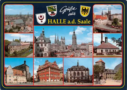 Halle (Saale) Mehrbildkarte ngl 179.655
