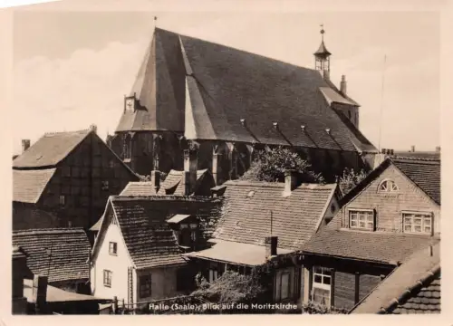 Halle (Saale) - Blick auf die Moritzkirche ngl 179.666