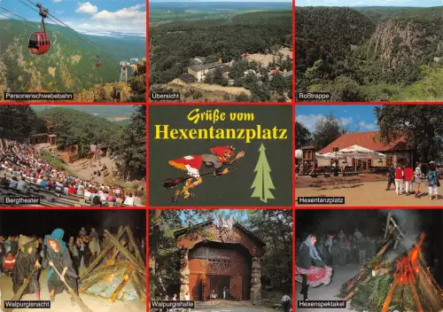 Thale (Harz) Hexentanzplatz Mehrbildkarte gl2003 179.698