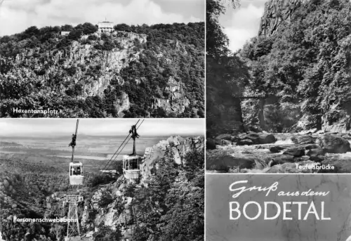 Thale (Harz) Gruß aus dem Bodetal Mehrbildkarte gl1975 179.702