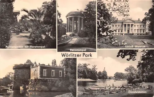 Wörlitzer Park bei Dessau, Mehrbildkarte ngl 179.725