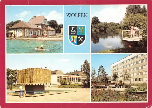 Wolfen Mehrbildkarte gl1989 179.729