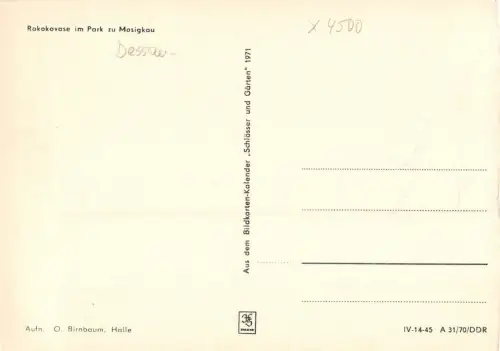 Mosigkau Rokokovase ngl 179.732