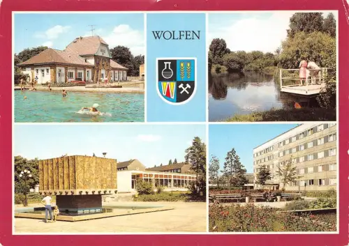 Wolfen Mehrbildkarte gl1989 179.730