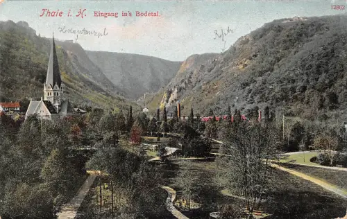 Thale (Harz) Eingang ins Bodetal ngl 179.713