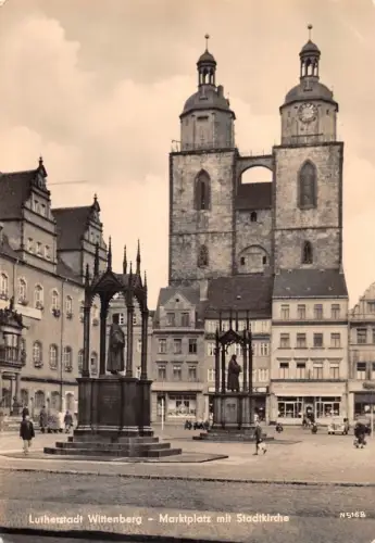 Lutherstadt Wittenberg Markt Schlosskirche ngl 179.740