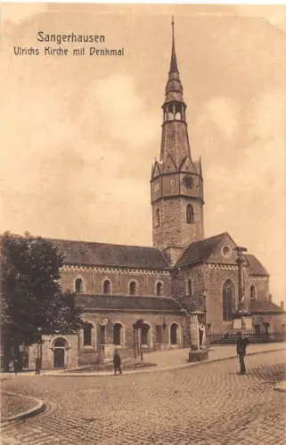 Sangerhausen Ulrichs Kirche mit Denkmal ngl 179.760