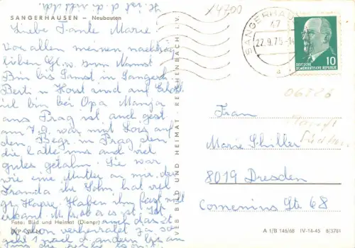 Sangerhausen Neubauten gl1975 179.761