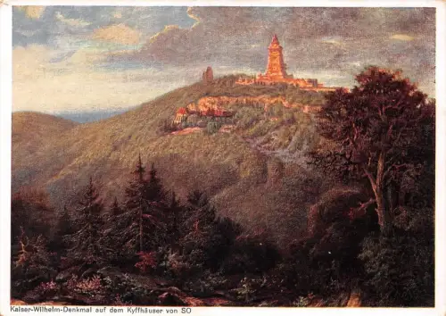 Kyffhäuser - Kaiser Wilhelm-Denkmal auf dem Kyffhäuser ngl 179.770