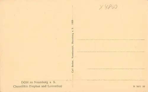 Naumburg (Saale) Chorstühle ngl 179.783