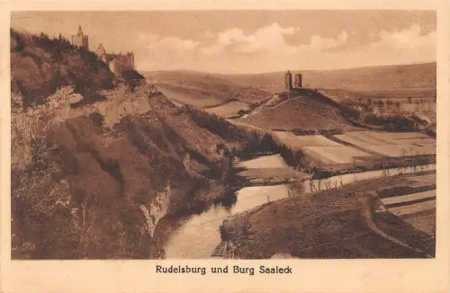 Rudelsburg und Burg Saaleck ngl 179.798