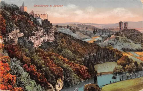 Rudelsburg und Burg Saaleck ngl 179.799