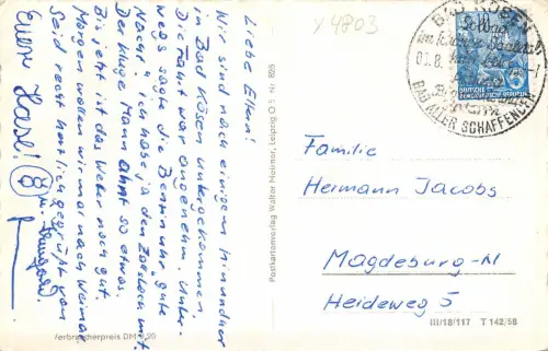Bad Kösen Mehrbildkarte gl1953 179.804