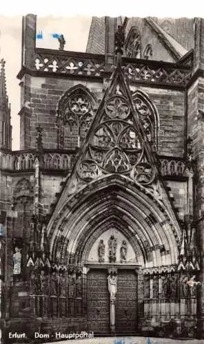 Erfurt Dom Hauptportal gl1958 179.822