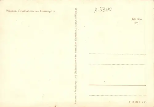 Weimar Goethehaus am Frauenplan ngl 179.856