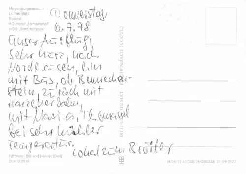 Nordhausen Mehrbildkarte gl1978 179.870