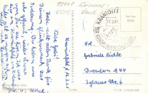 Kranichfeld Mehrbildkarte gl 179.862