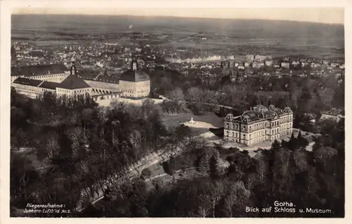 Gotha Blick auf Schloß und Museum ngl 179.881